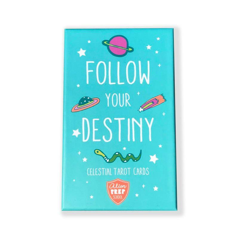 FOLLOW YOUR DESTINY CELESTIAL TAROT CARDS ALIEN PREP SCHOOL