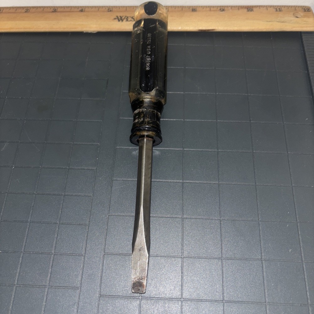 master mechanic flat screwdriver