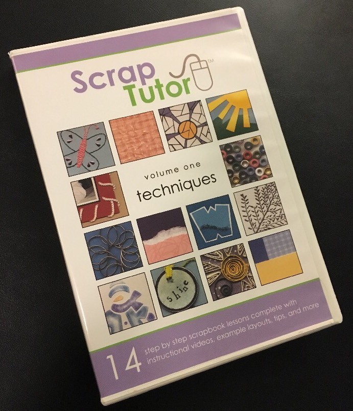 Scrap Tutor Volume 1 Techniques 14 Step-by-step Lessons Scrapbooking Hobby Learn