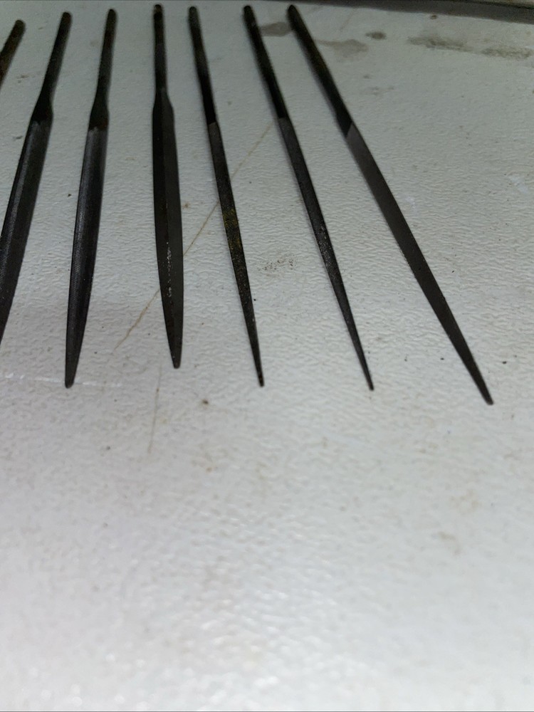 Heller Tool Co 12 Ohio Swiss Pattern Files With Case.