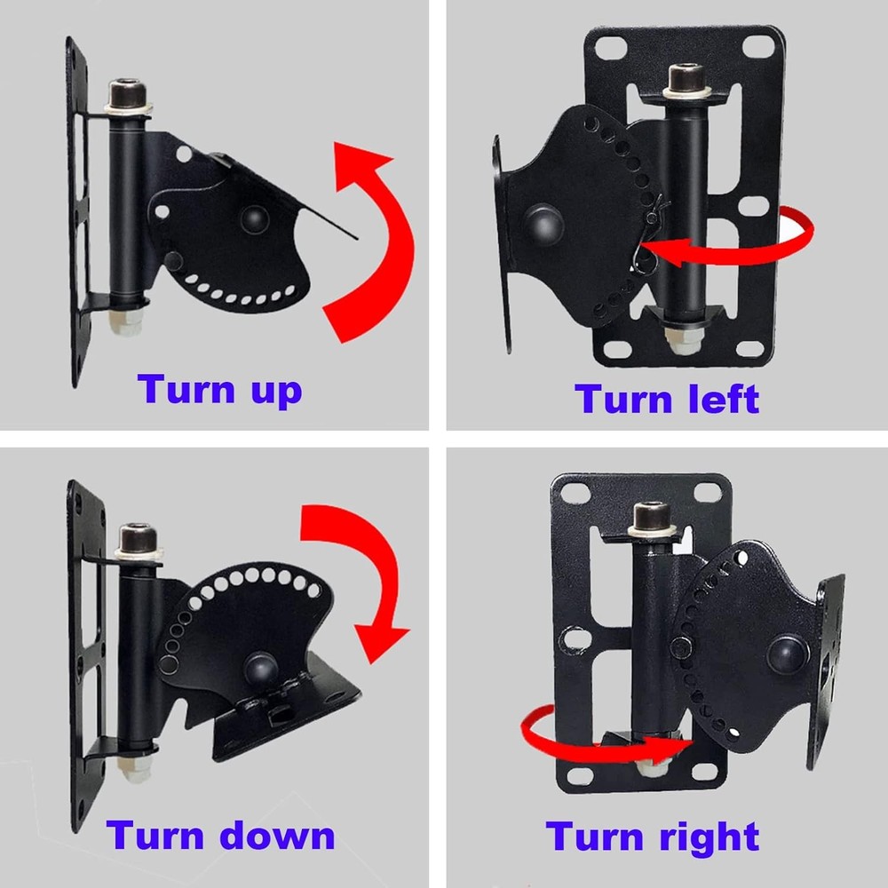 Speaker Wall Mount, Mount Bracket Design for Large Black