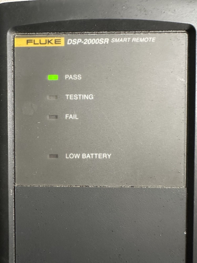 Fluke DSP-2000 Digital LAN Cable Analyzer & DSP-2000SR Smart Remote (read Desc)