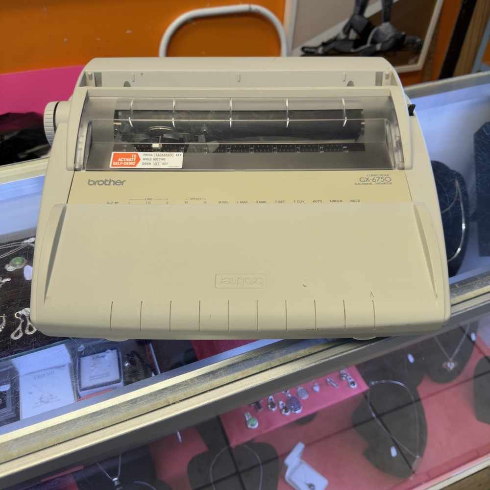Brother Correctronic GX-6750 Electronic Typewriter With Tested Working