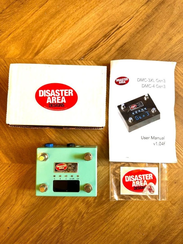 Disaster Area Designs DMC-3XL Gen3 Programmable MIDI Controller Mint Green