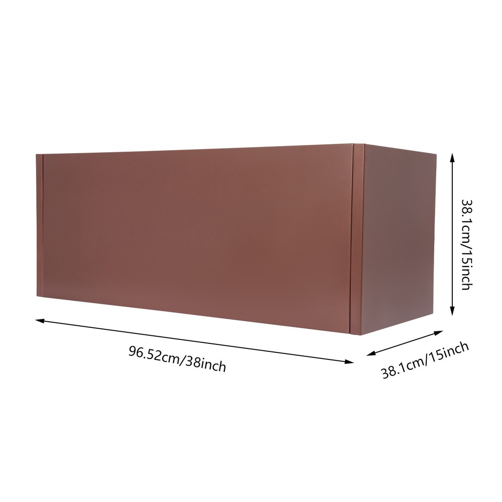 Floor Standing Planter Box Rectangular Planter Box Outdoor Planter 38*15*15 in
