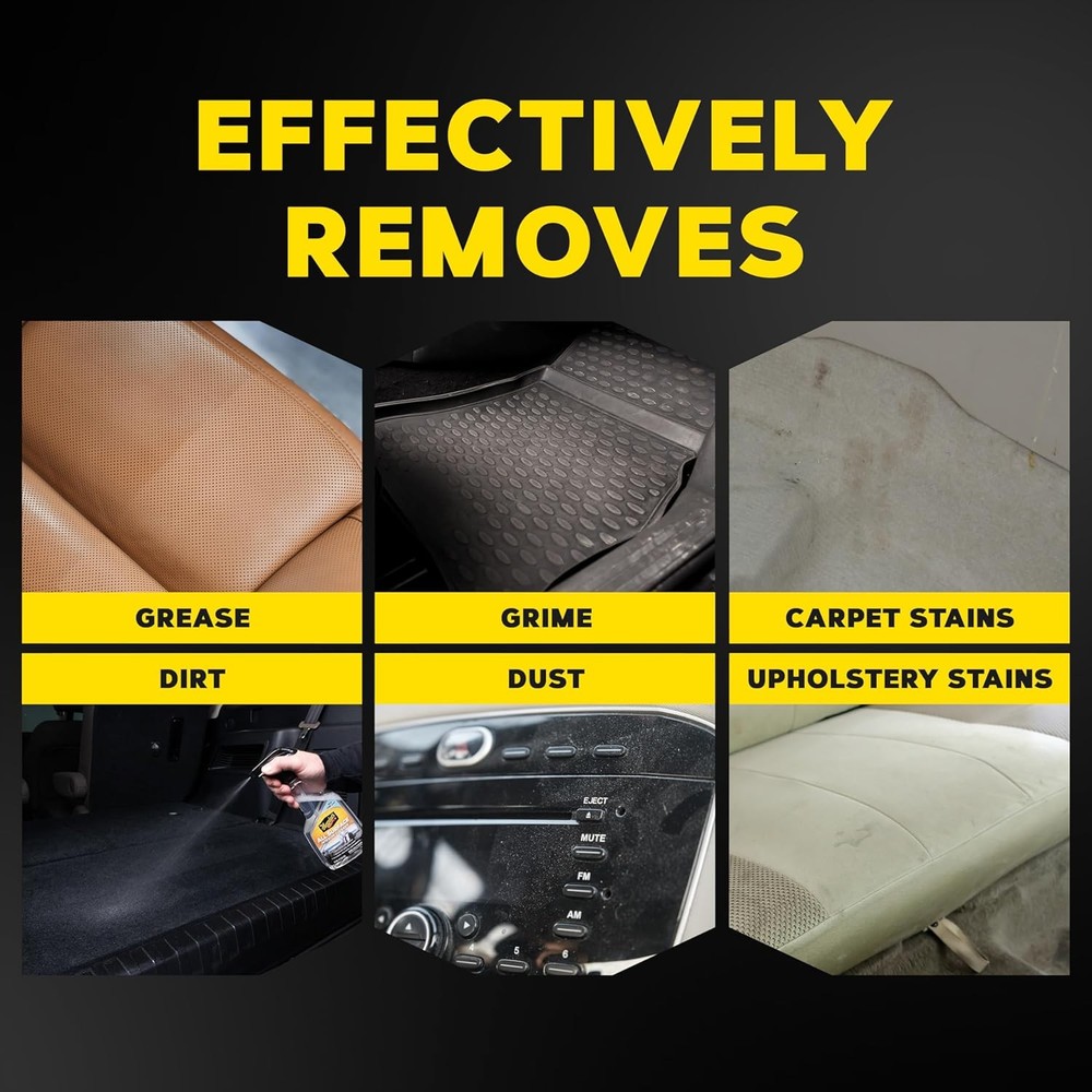 Meguiar's All Surface Interior Cleaner, Safe Multi-Surface Car Interior Spray