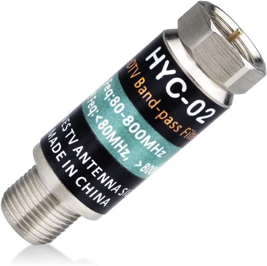 LTE Filter for TV Antenna - RF Interference Improves Digital Black