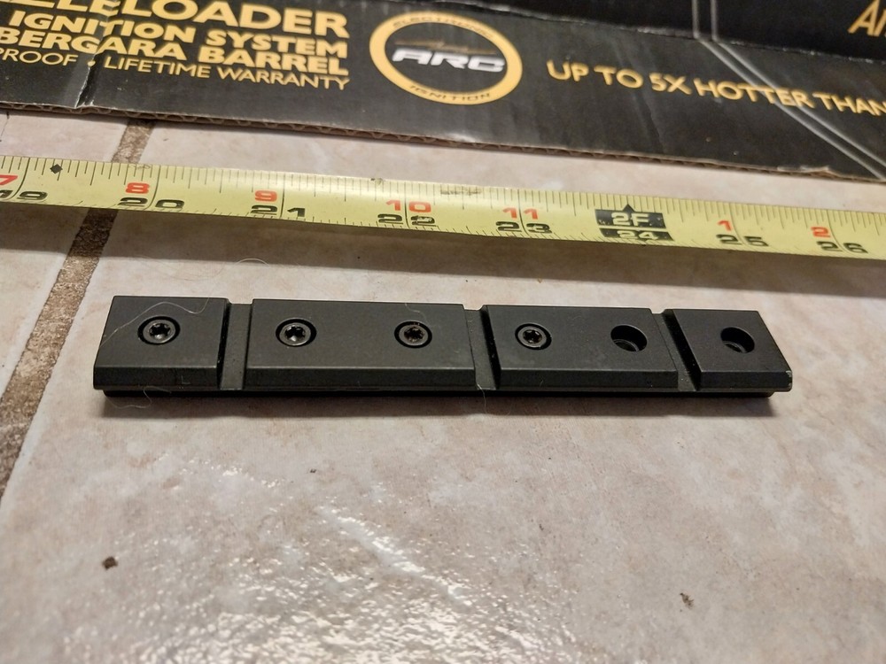 CVA Electra Muzzleloader Black Powder .50 Caliber Barrel Mounted Scope Rail