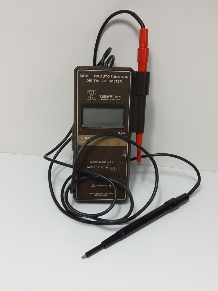 TEGAM MODEL 110 AUTO-FUNCTION DIGITAL VOLTMETER T-40580 (USED NOT TESTED)