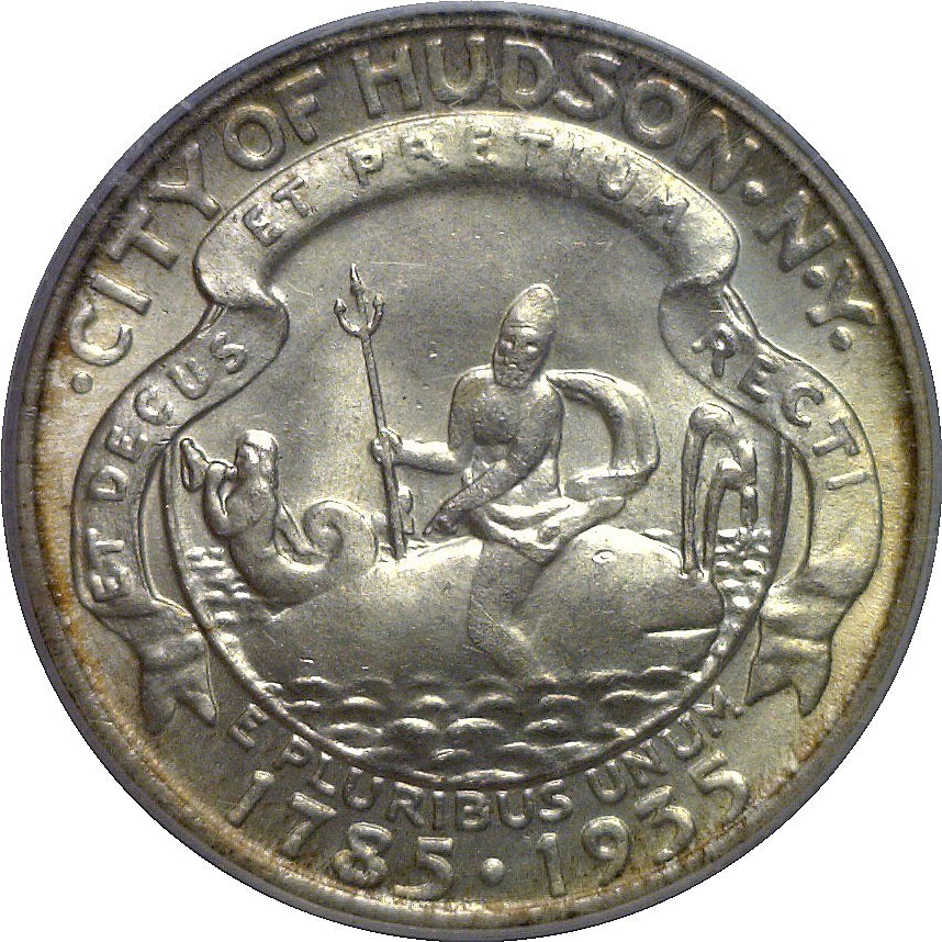 1935 Hudson Commemorative Half Dollar PCGS MS-65