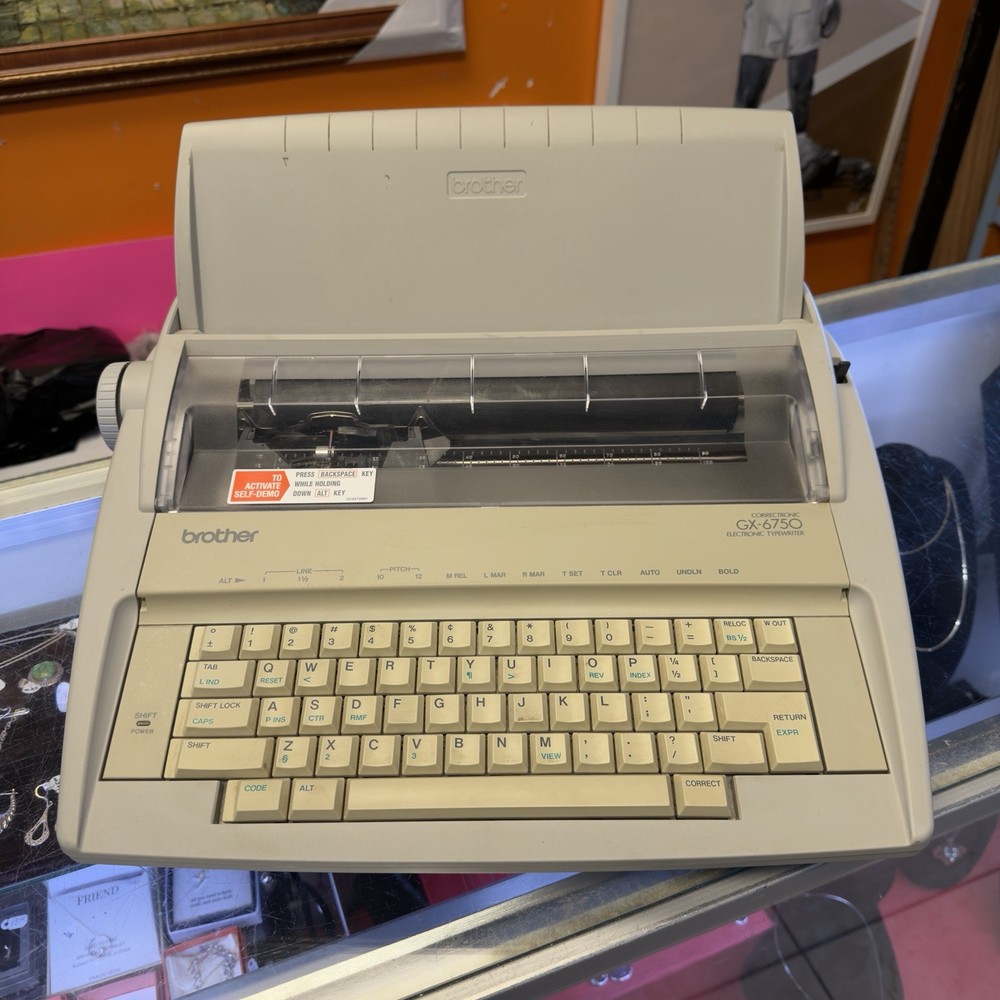Brother Correctronic GX-6750 Electronic Typewriter With Tested Working