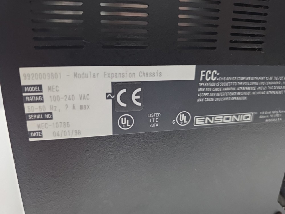 Vintage Ensoniq Paris Interface MEC Modular Expansion Chassis