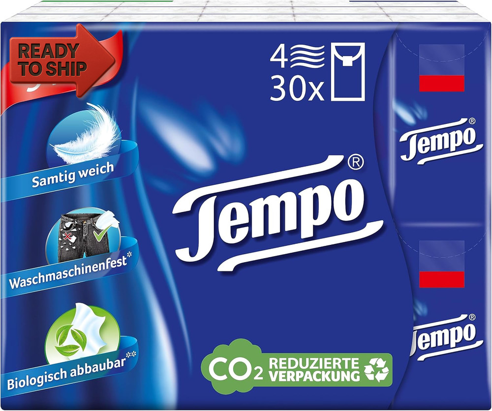 Tempo Tissues 30 Pack by Tempo