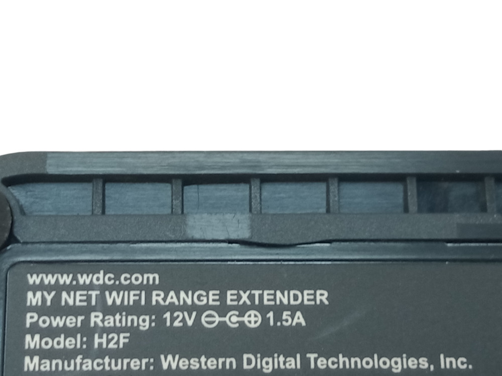 Western Digital H2F My Net Wi-Fi Range Extender tested working great