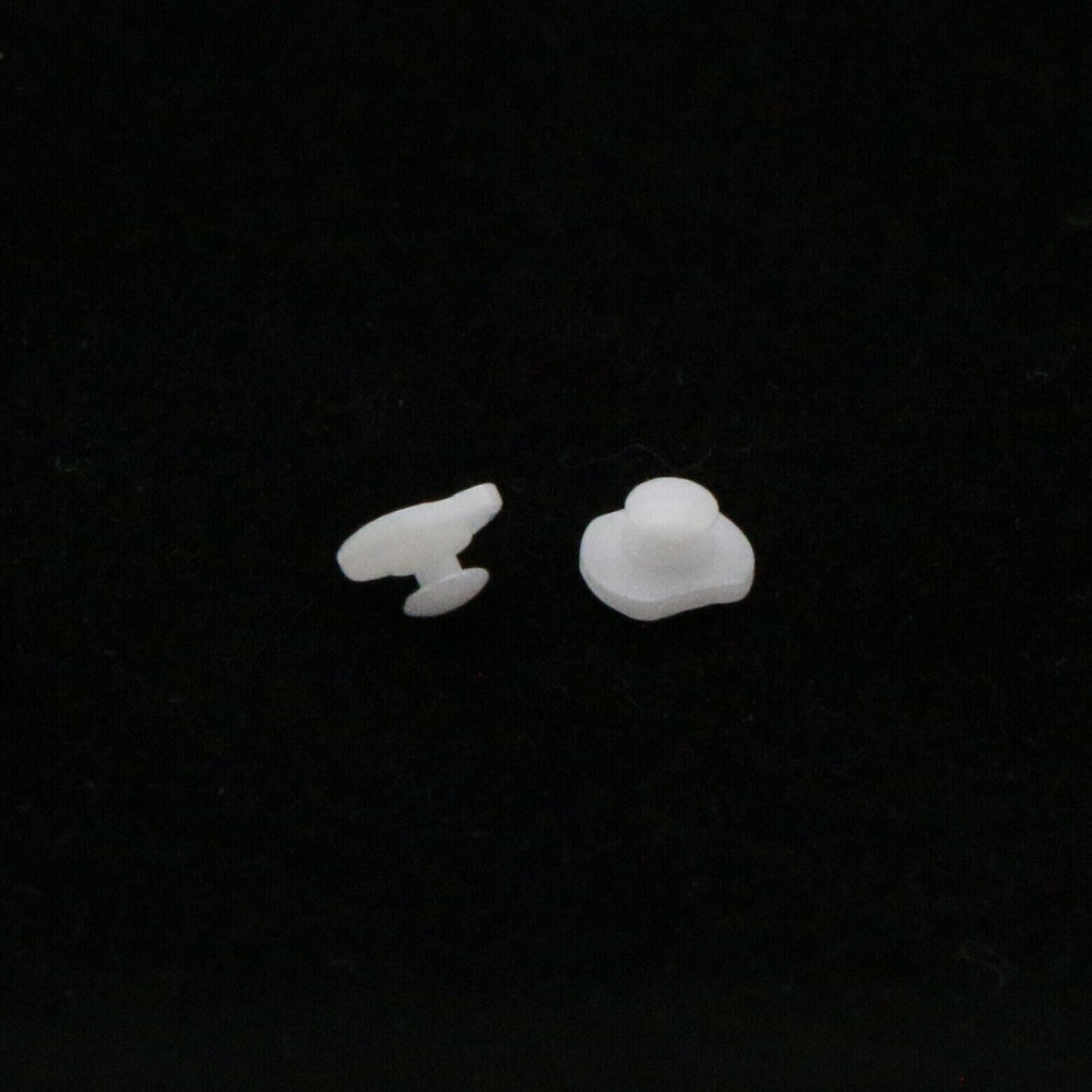 Dental Orthodontic Composite Ceramic Lingual Button Bondable Rectangular Base 10