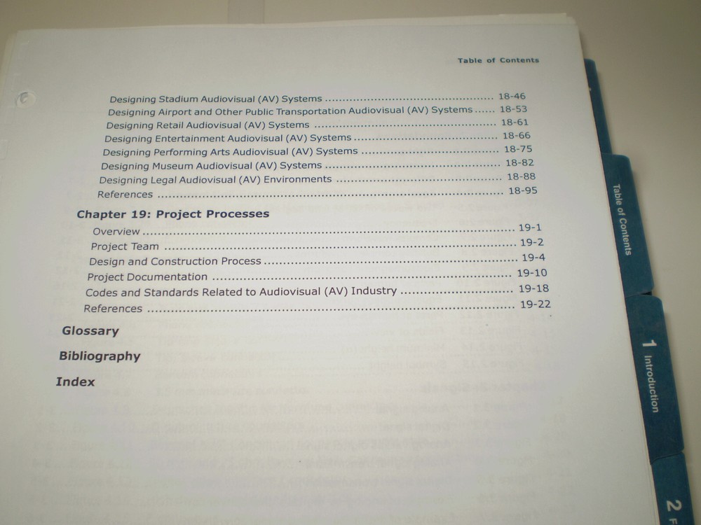 BICSI AV (Audio/Video) Design Reference Manual (AVDRM) 1st edition