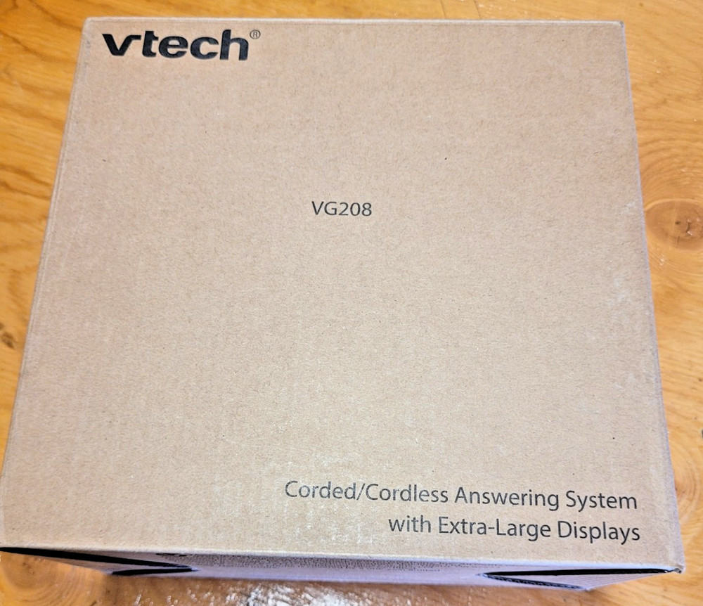 vTECH VG208 Corded/Cordless Answering System with Extra-Large Display