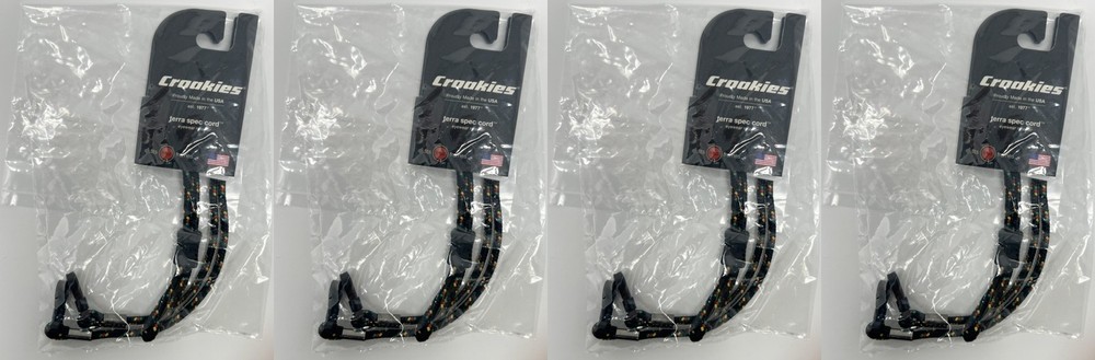 Croakies Terra Spec Cord Adjustable Eyewear Retainer - Rasta (4-Pack)