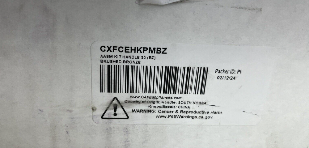 Café - Accessory Kit for Ranges - Brushed Bronze CXFCEHKPMBZ