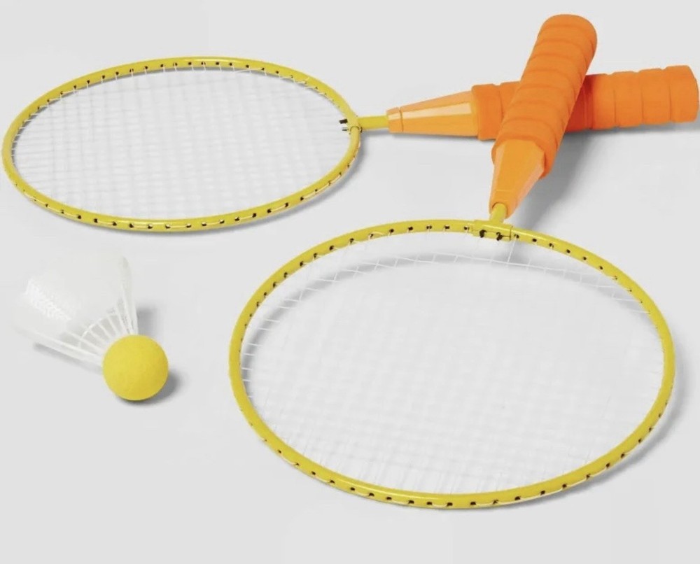 Sun Squad Badminton Set Orange Handle