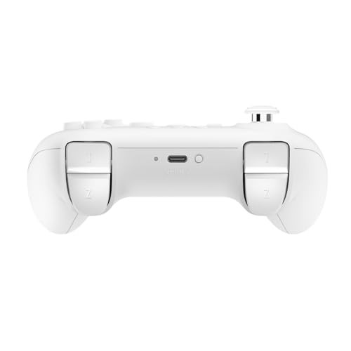 8BitDo 64 Bluetooth Controller for Analogue 3D, Switch, Switch 2, White