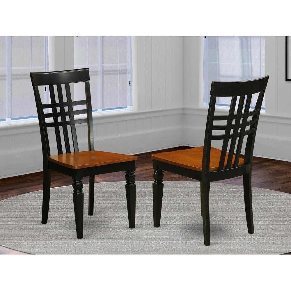 Dining Room Set Black & Cherry, MZLG3-BCH-W