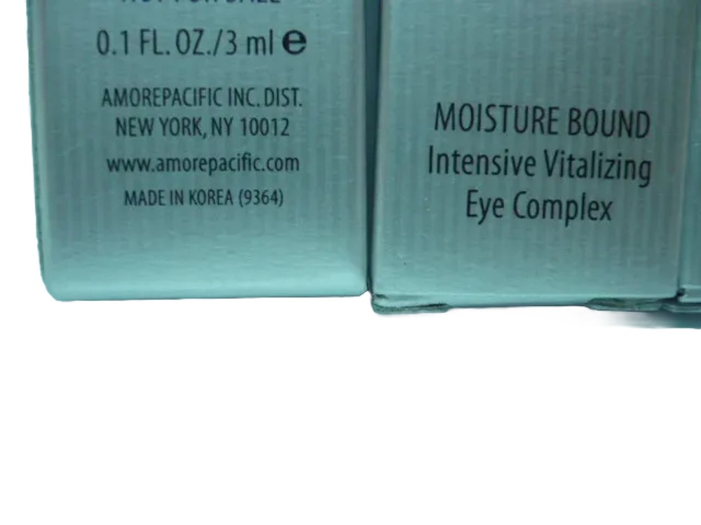 3- Amore Pacific Moisture Bound INTENSIVE VITALIZING EYE COMPLEX Travel Size