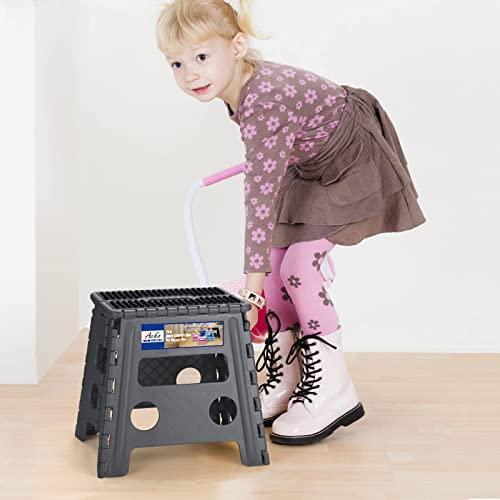 Acko Folding Step Stool 13 inch Height Premium Heavy Duty Foldable Step Stools