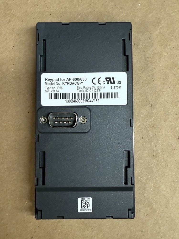 GE KYPDACGP1 Keypad For GE AF -600/650 VFD’s