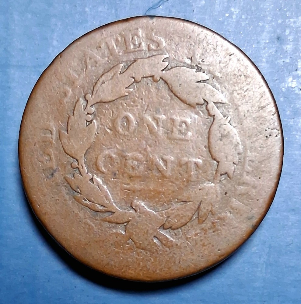1818 Matron Head Large Cent. AG/G .