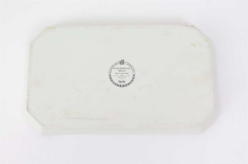 Spode 'Marlborough Sprays' Oven to Tableware 14" Rectangular Baker Flat Corners