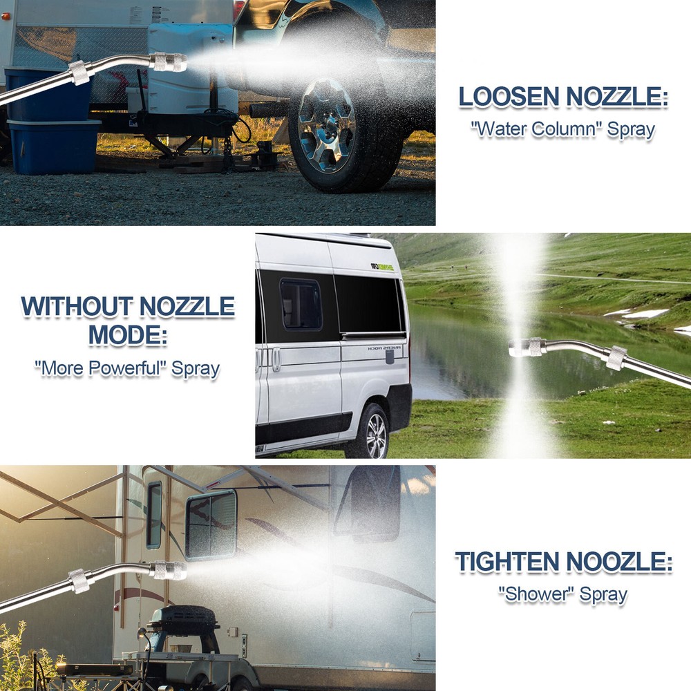 RV Water Heater Magnesium Anode Rod Flush Wand Rinser 9.25" For Suburban 232767