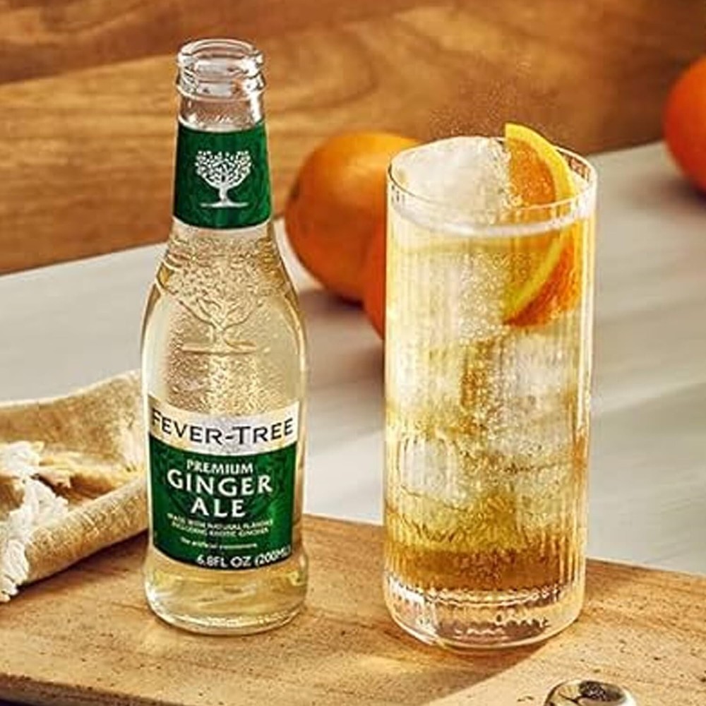 Fever Tree Premium Ginger Ale - Premium Quality Mixer and Soda - Refreshing B...