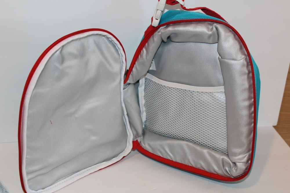Oh Mint OHMint Gumdrop Lunch Box Blue Red NEW