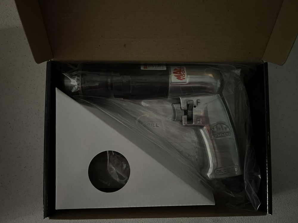 Mac Tools 1/2" Reversible Aluminum Keyed-Chuck Air Drill AD590