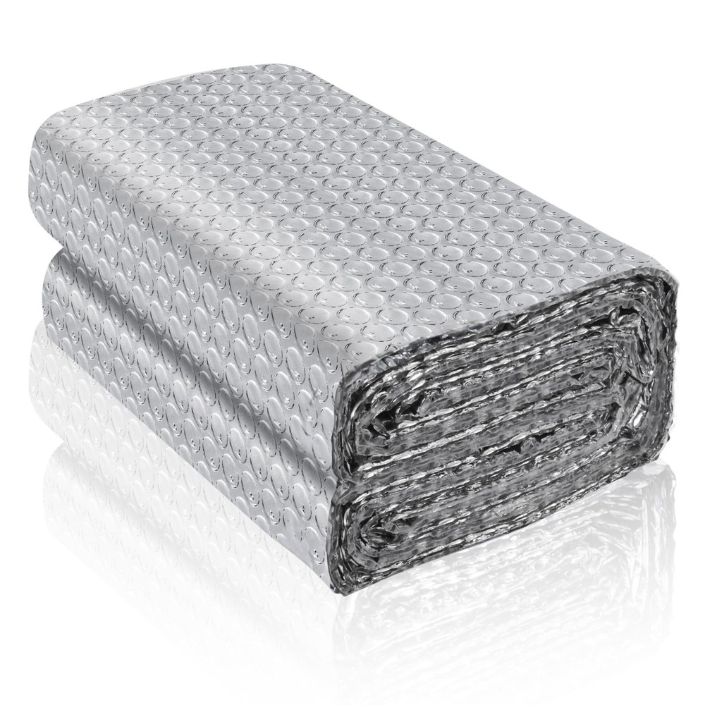 Reflective Foil Insulation, Double Reflective Bubble Insulation Sheet, Alumin...