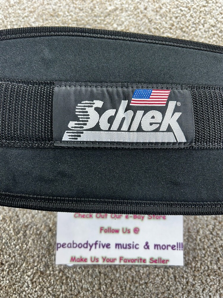 SCHIEK 4006 Ultimate Back Support - Lower Back Belt Weightlifting Training NICE!