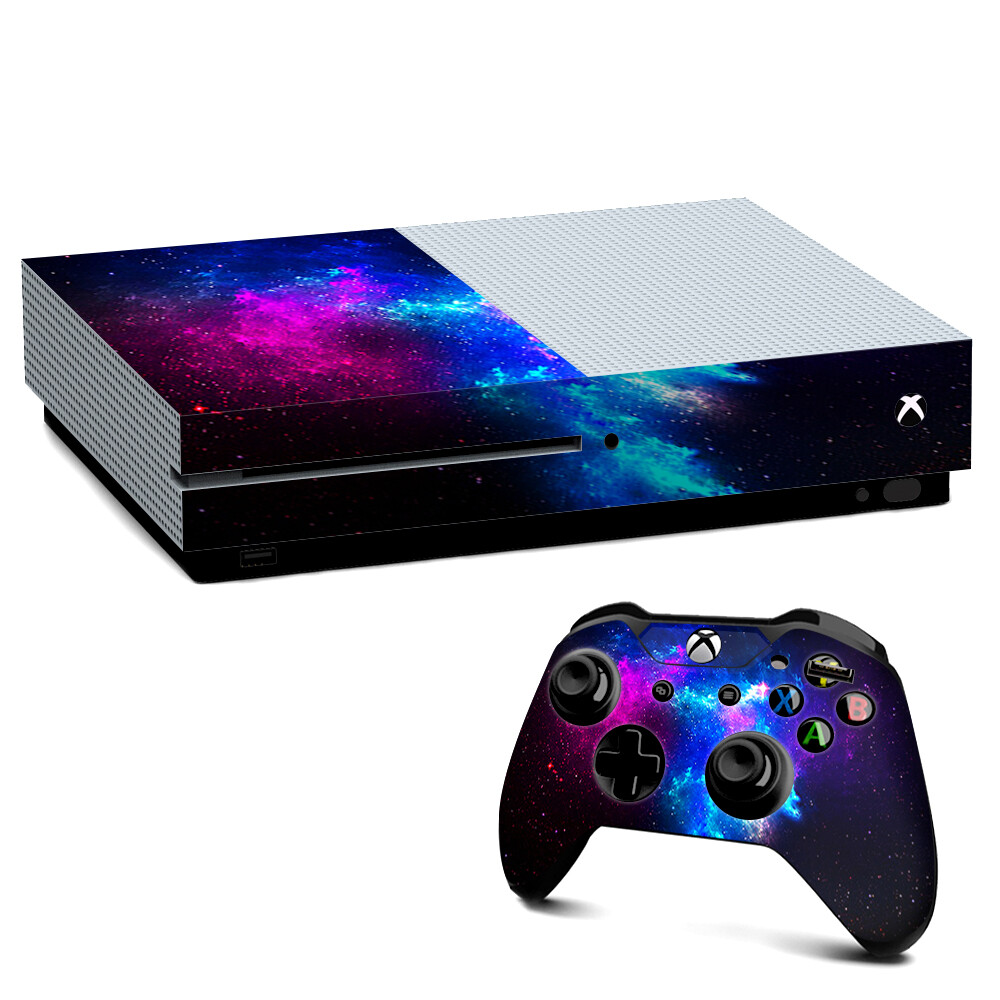 Xbox One S Console Skins Decal Wrap ONLY Galaxy Space Gasses