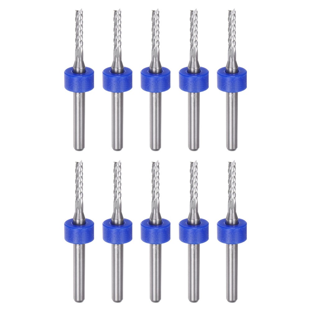 10pcs End Mill Bit 2mm Solid Carbide CNC Router Bits Engraving Cutter Tools