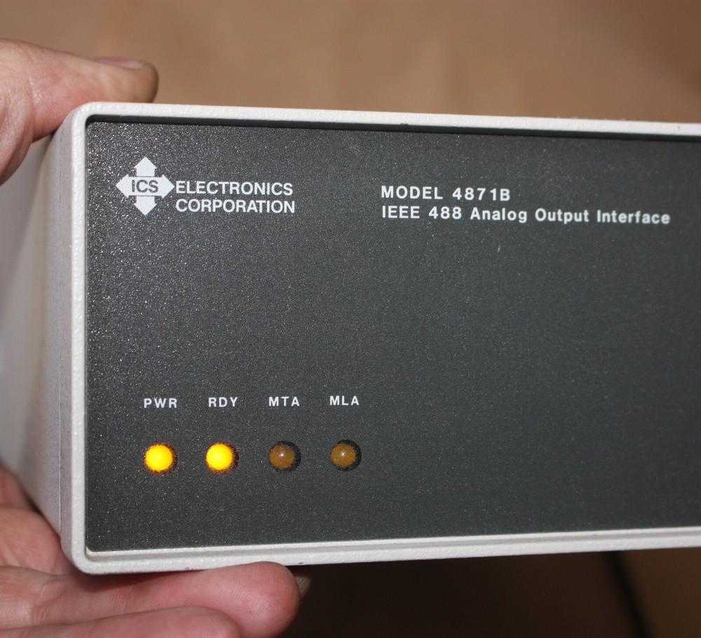 ICS Electronics Corporation IEEE488 ANALOG OUTPUT INTERFACE CONTROLLER 4871B