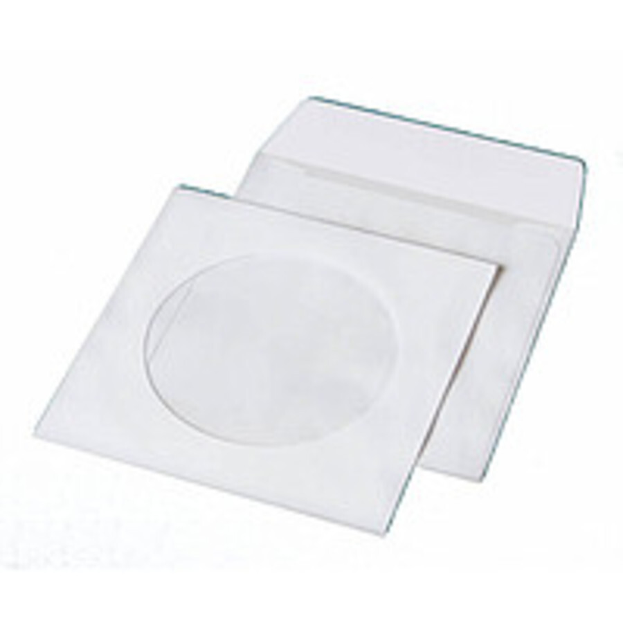 Fellowes CD/DVD Envelope/Sleeve - White (Pack of 100)