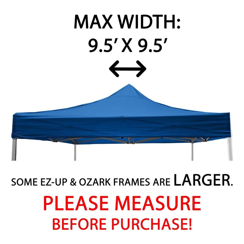Commercial 10x10 Canopy Replacement Top Universal Pop Up Canopy Replacement Top