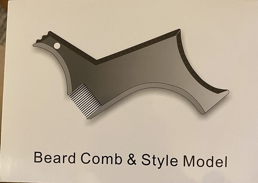 Men’s Beard Styling and Shaping Tool with Comb for Precise Edging NEW