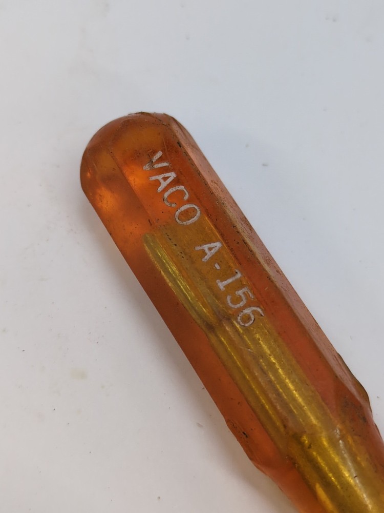 VTG VACO Flat Slotted Mini Screwdriver A-156 3/16"