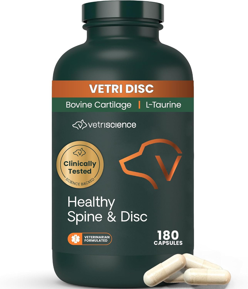 Vetriscience Healthy Spine & Disc Easy-Open Capsules, Back and Spinal Support Ch
