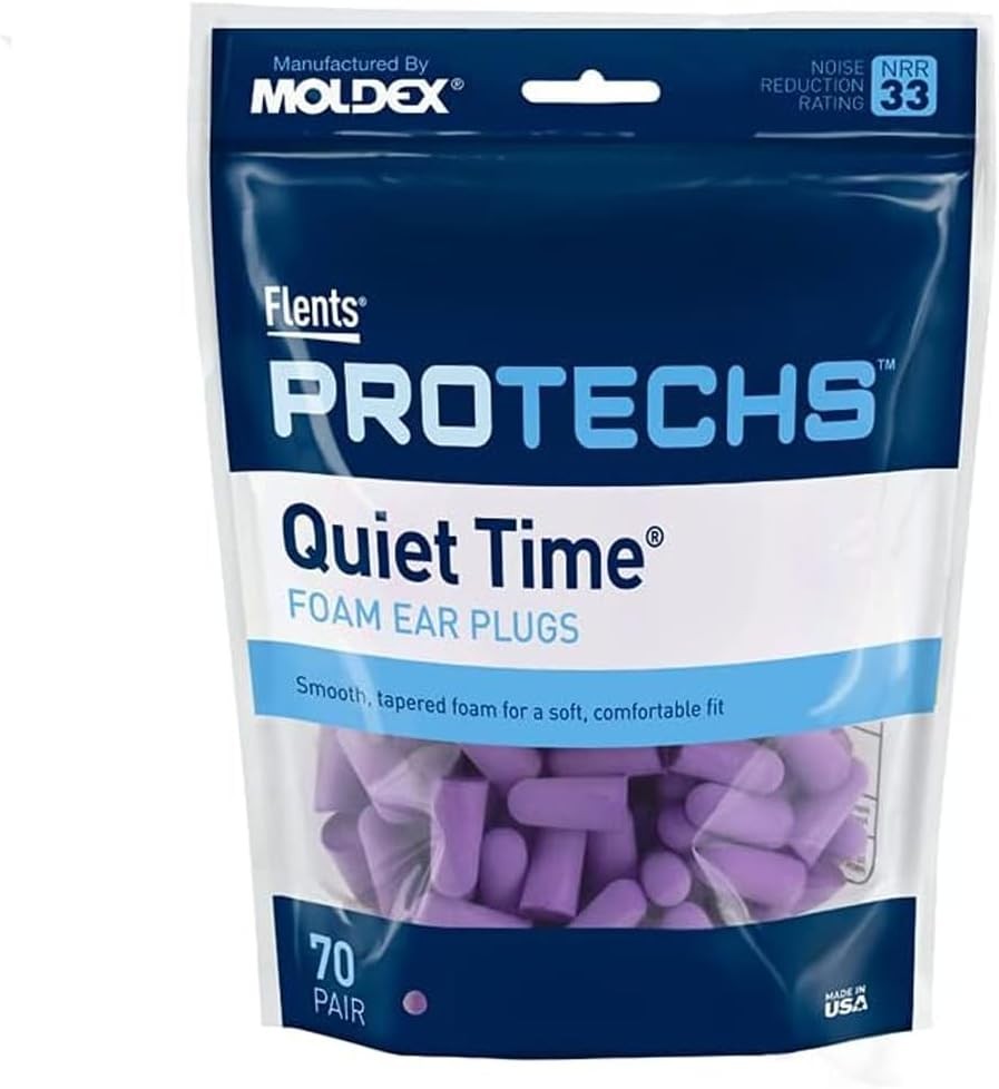 Protechs Fo Ear Plugs, 70 Pair for Sleeping, Snoring, Loud Noise,
