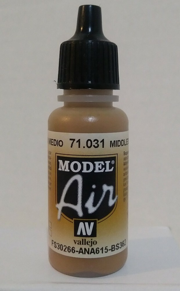 Vallejo Model Air 71.031, Middle Stone. 17ml.