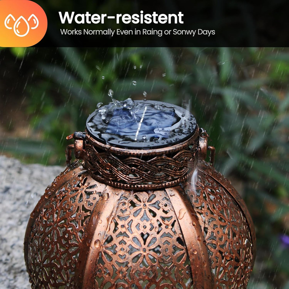 4 Pack Solar Light Replacement Top, 2.76 Inch Waterproof Solar Lantern Light Par