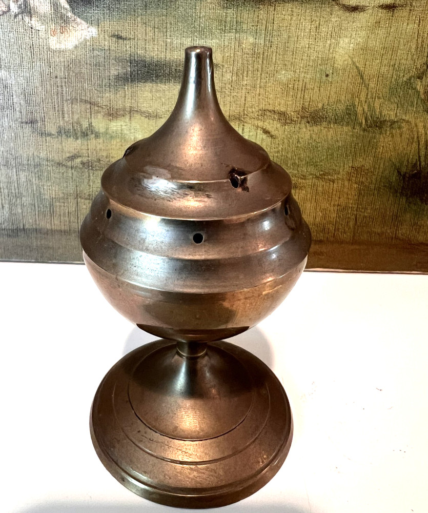 VTG BRASS INCENSE STICK HOLDER