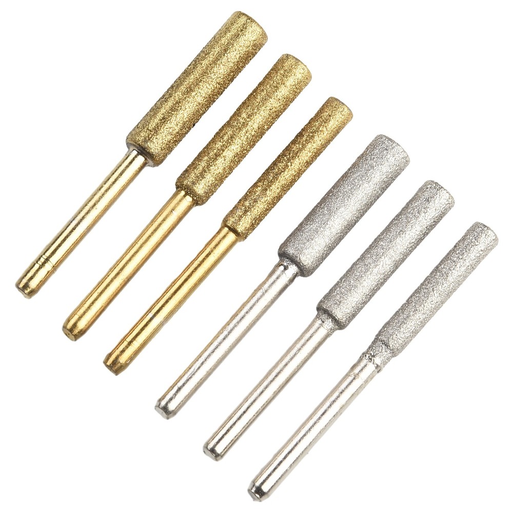 Sharpener Chainsaw Metal Grinding 6PCS Cylindrical Burr Sharpener Grinder